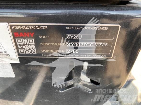Sany SY26U Minikoparki