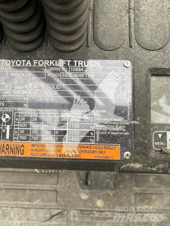Toyota 8FGU25 Wózki Diesla
