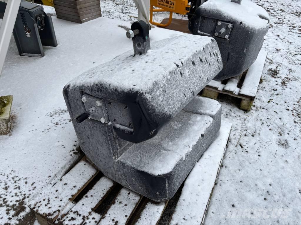  Lisäpaino 1000kg Przednie obciążniki