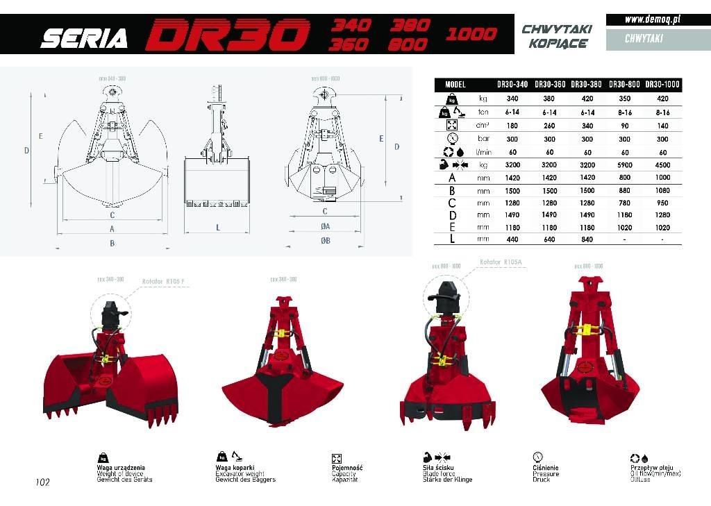  DEMOQ DR30 Chwytaki