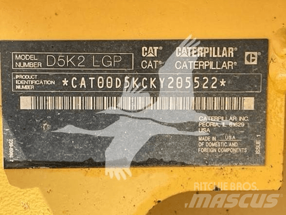 CAT D5K2 LGP Spycharki gąsienicowe