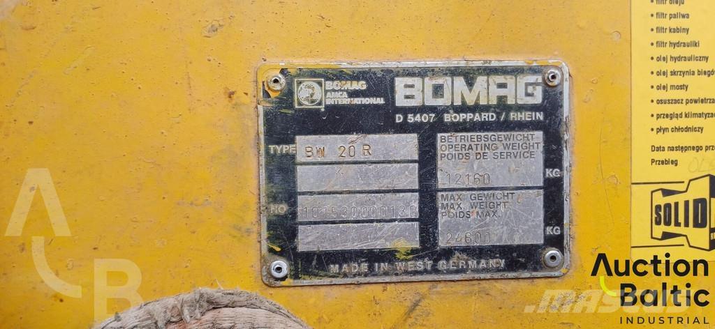 Bomag BW 20 R Walce ogumione