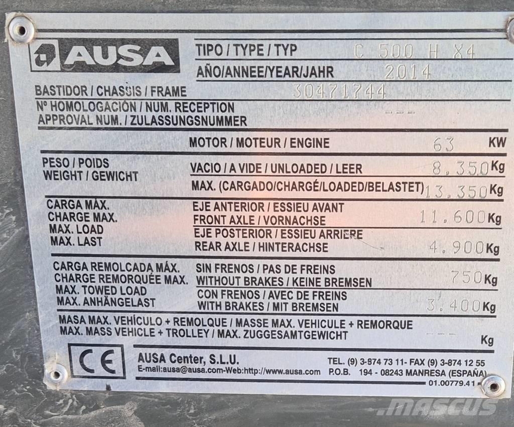 Ausa C 500 H X4 Wózki widłowe terenowe