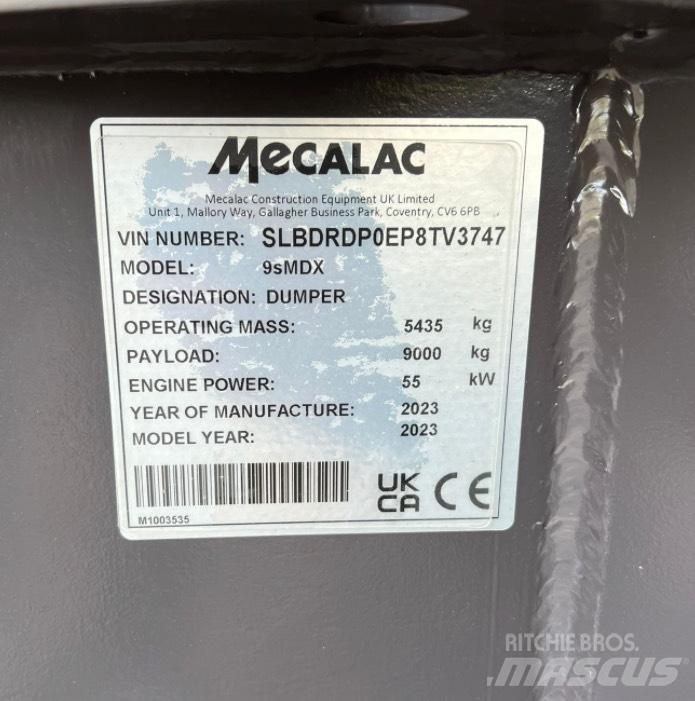 Mecalac 9smdx Wozidła przegubowe
