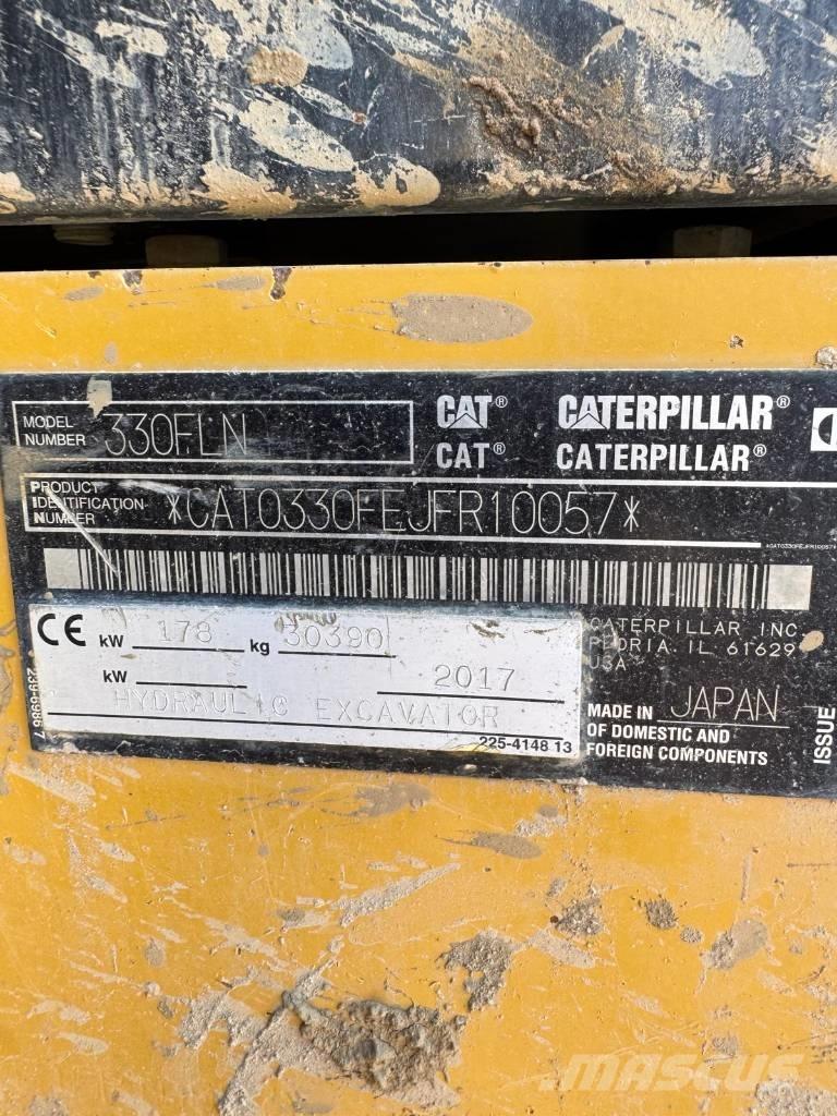 CAT 330 FLN Koparki gąsienicowe