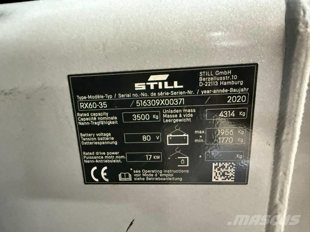 Still RX 60-35 Wózki elektryczne