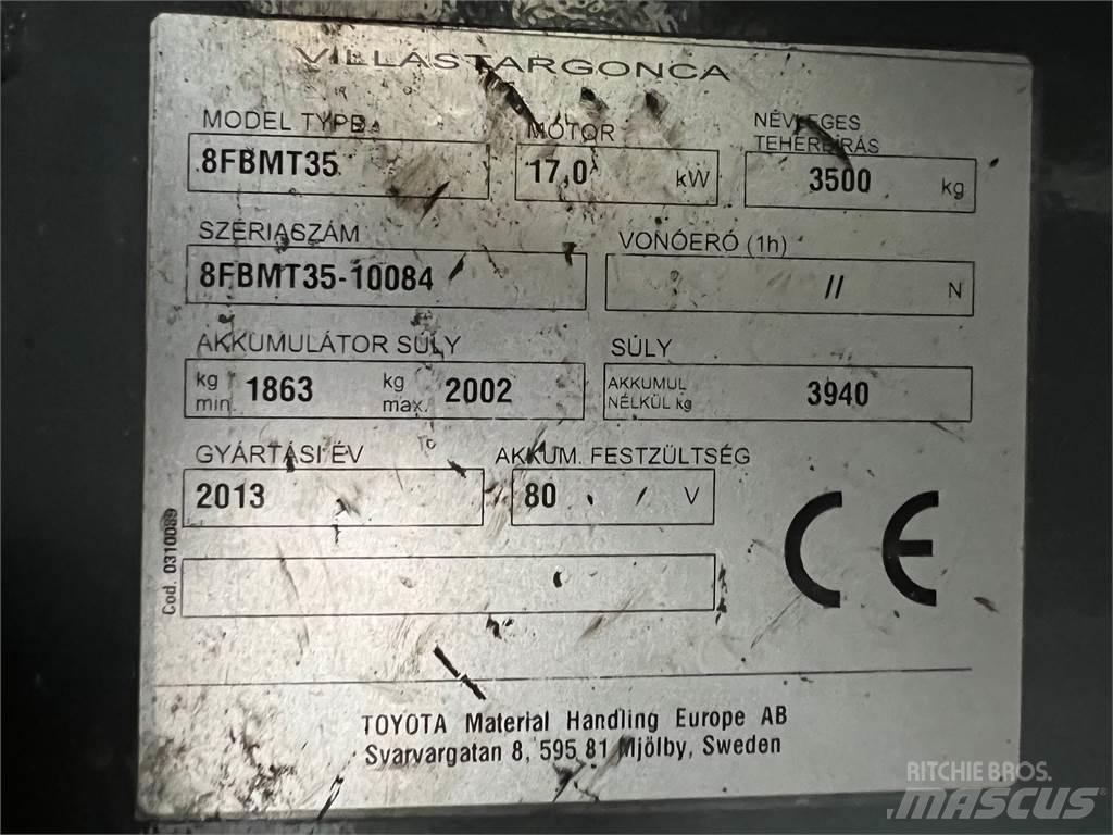 Toyota 8FBMT35 Wózki elektryczne