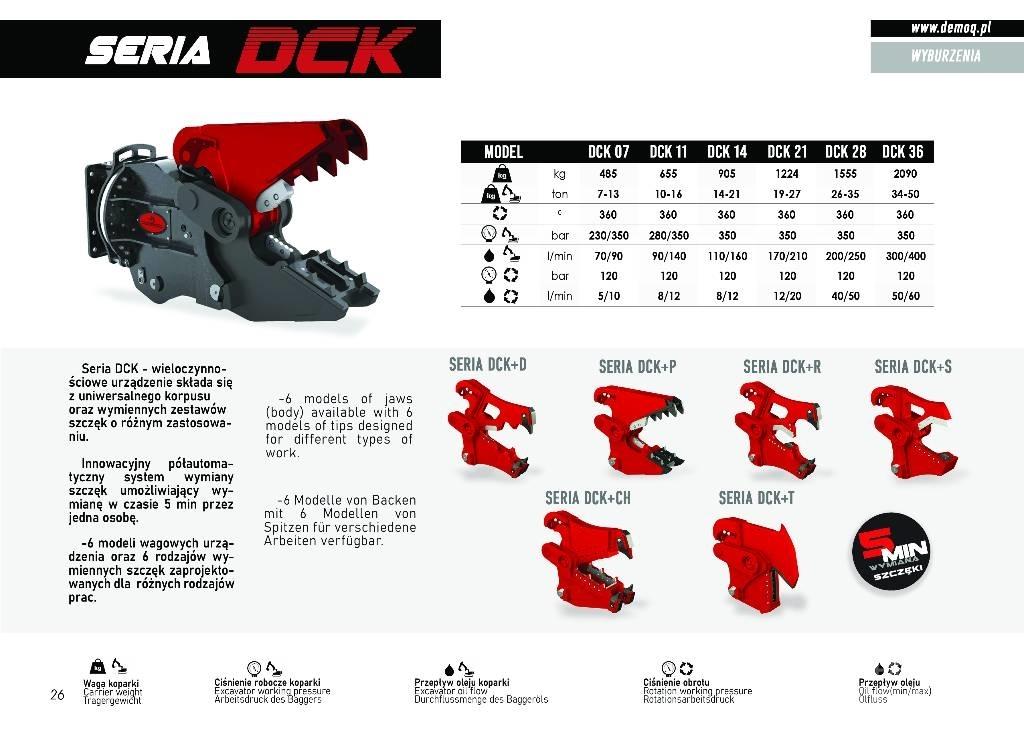  DEMOQ DCK28 Szczęki kruszące