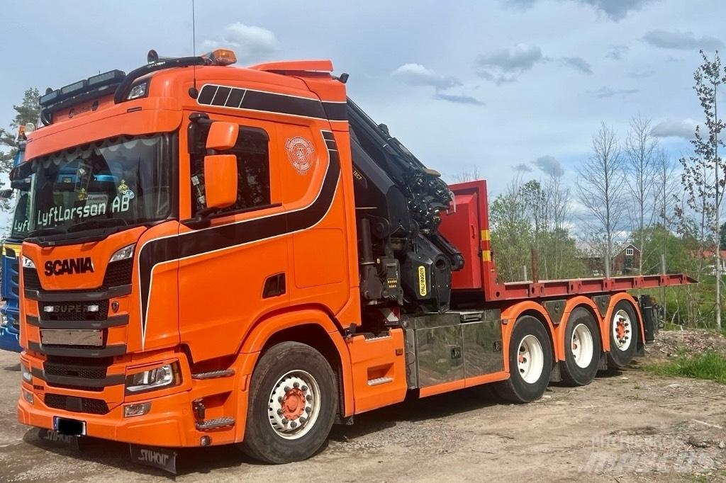 Scania R 500 Żurawie samochodowe