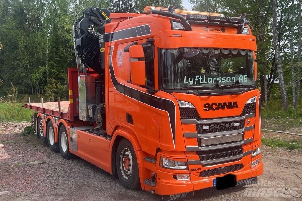 Scania R 500 Żurawie samochodowe