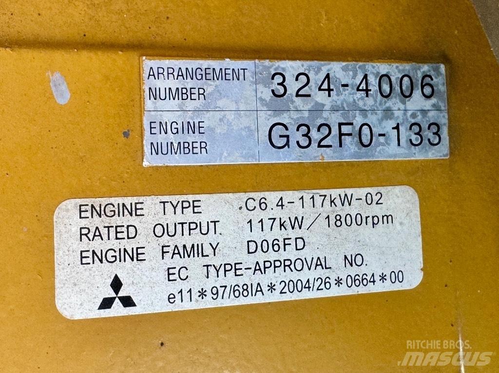 CAT 323 D LN Koparki gąsienicowe