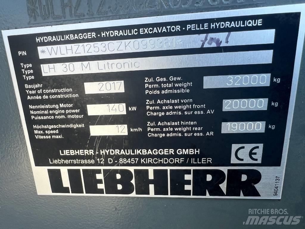 Liebherr LH30M Koparki przeładunkowe