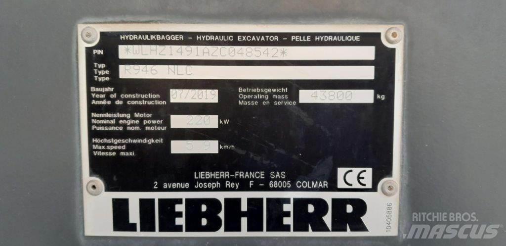 Liebherr R946 Koparki gąsienicowe