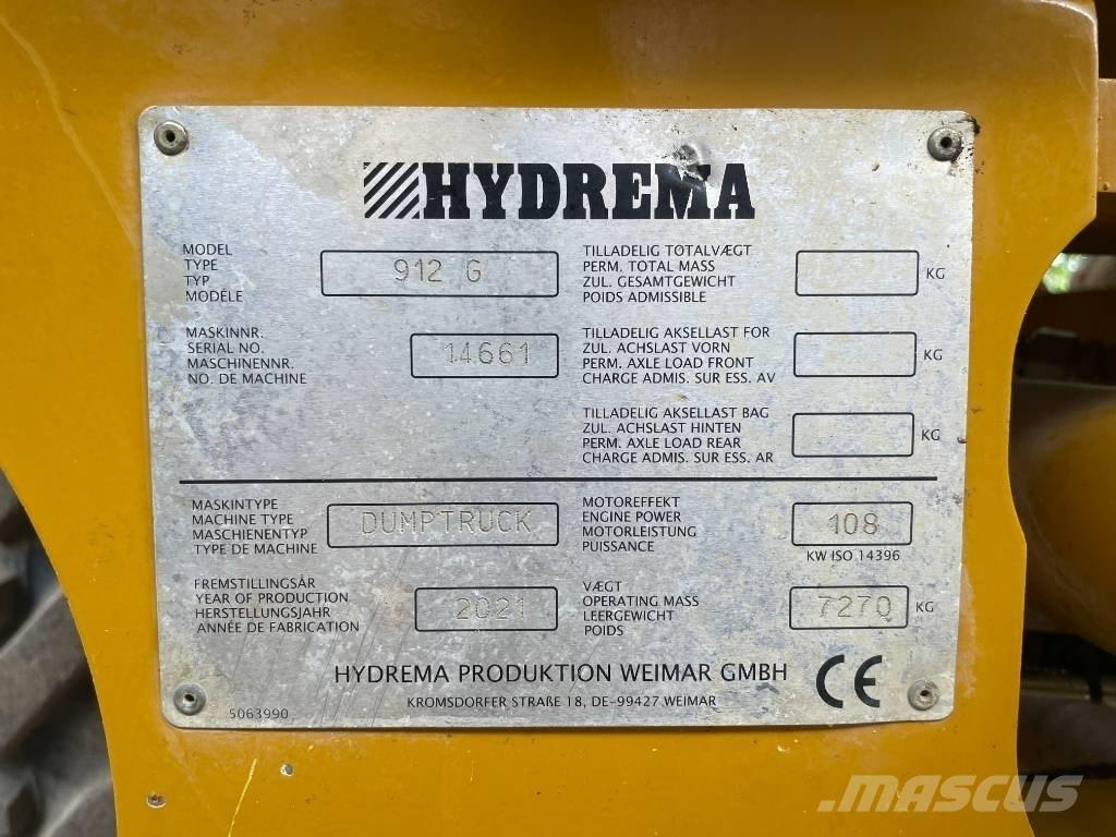 Hydrema 912 G Wozidła przegubowe