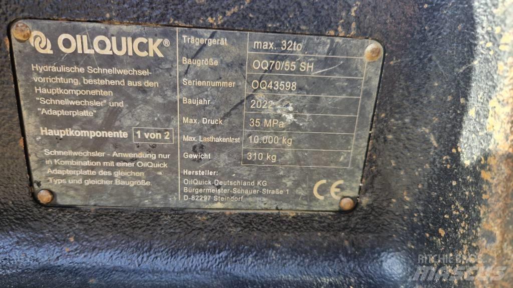 OilQuick OQ70/55 Szybkozłącza