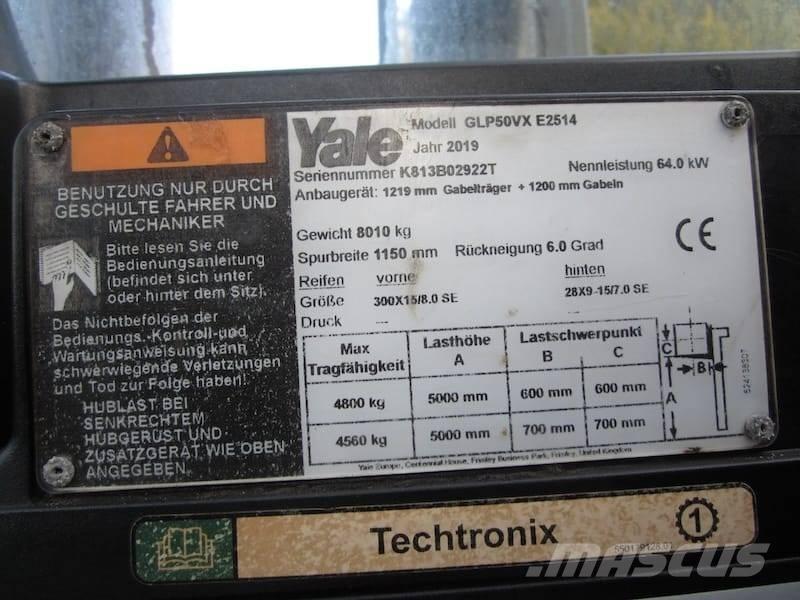 Yale GLP50VX Wózki LPG
