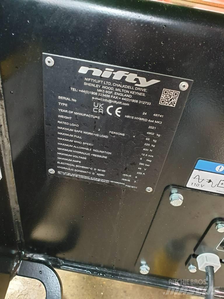 Niftylift HR15 Podnośniki przegubowe