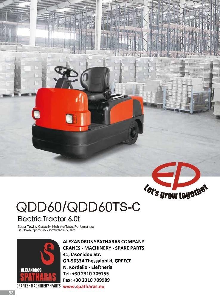 EP QDD60 Wózki widłowe samochodowe ciągnące