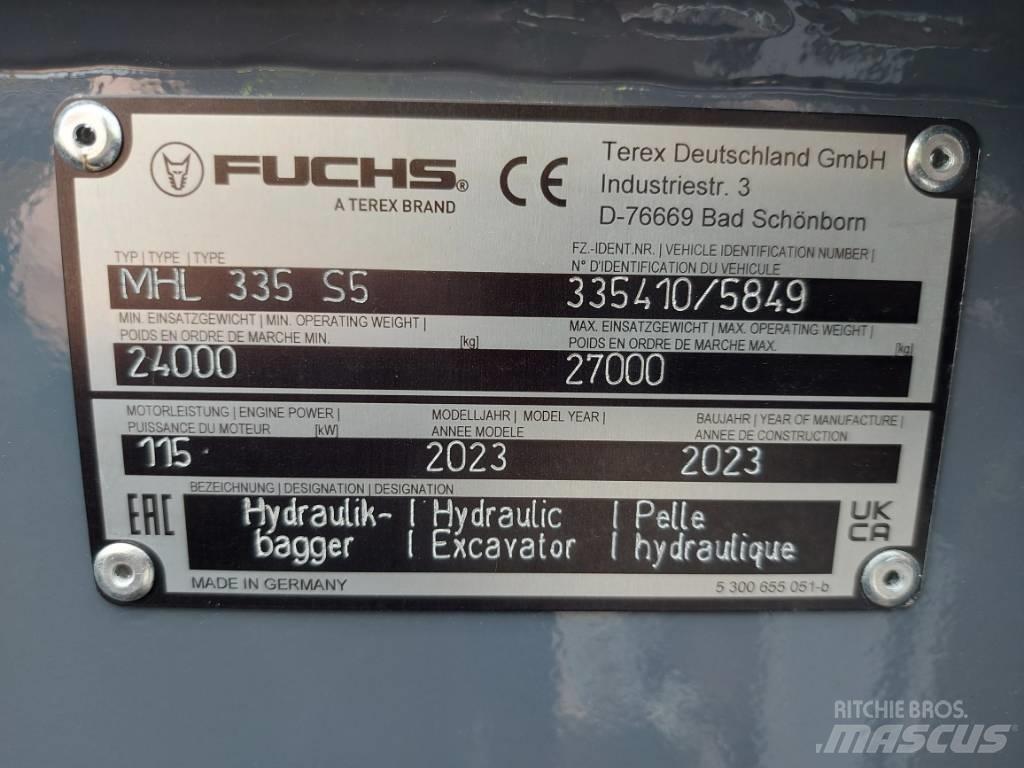 Fuchs MHL335F Koparki przeładunkowe