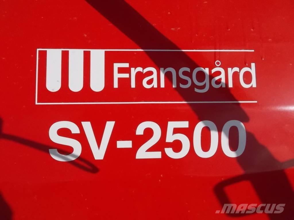 Fransgård SV 2500 Zgrabiarki i przetrząsacze