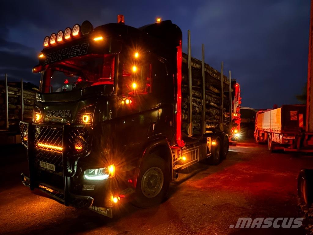 Scania R580B6X4HB Samochody do przewozu drewna