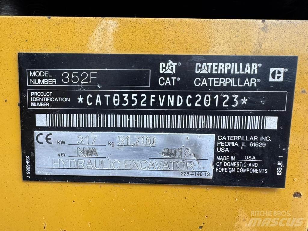 CAT 352F Koparki specjalne