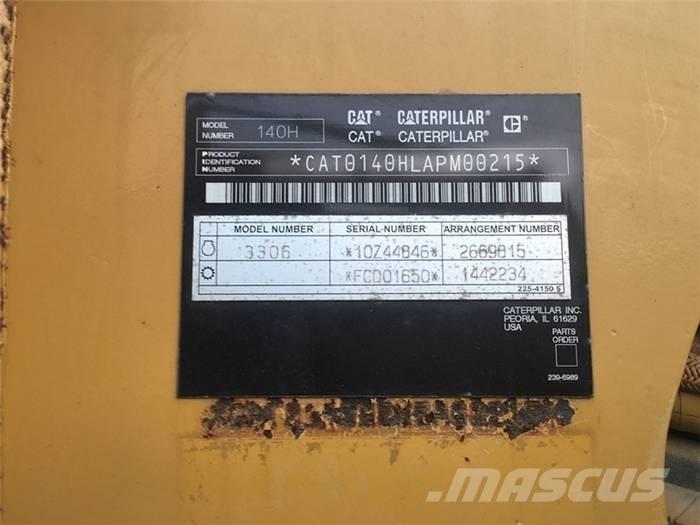 CAT 140 H Równiarki