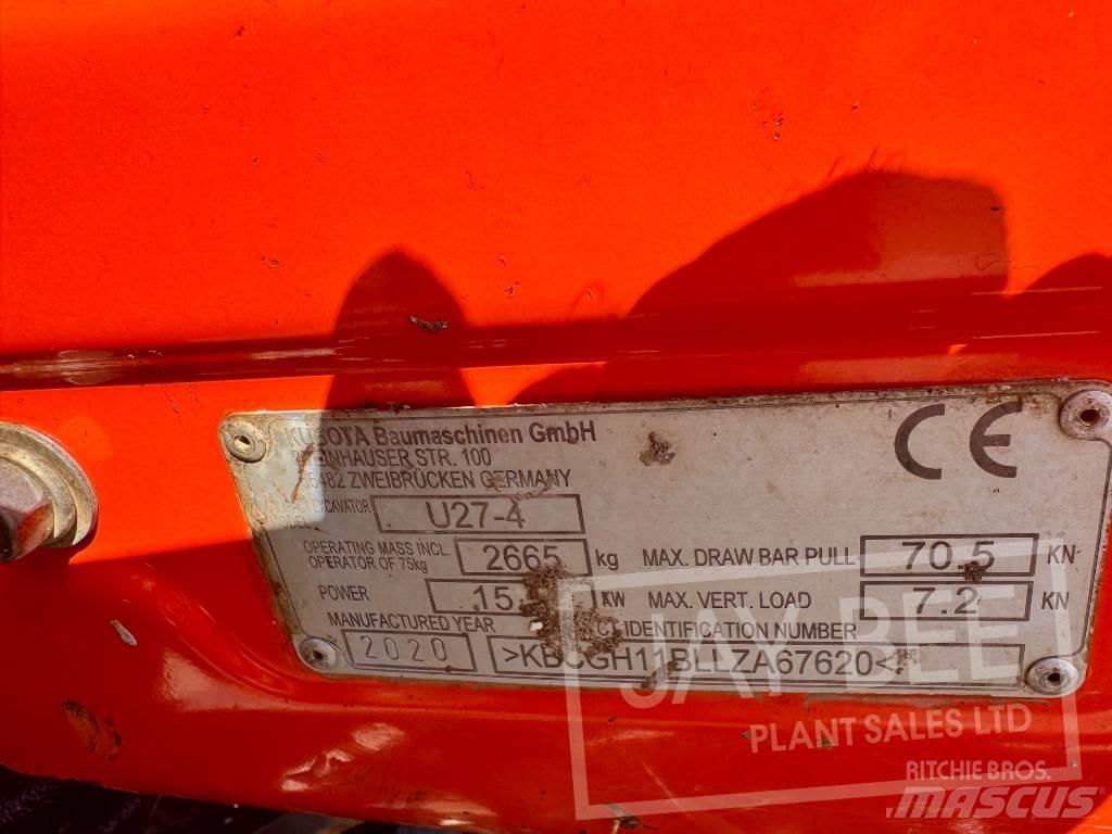 Kubota U 27-4 Minikoparki