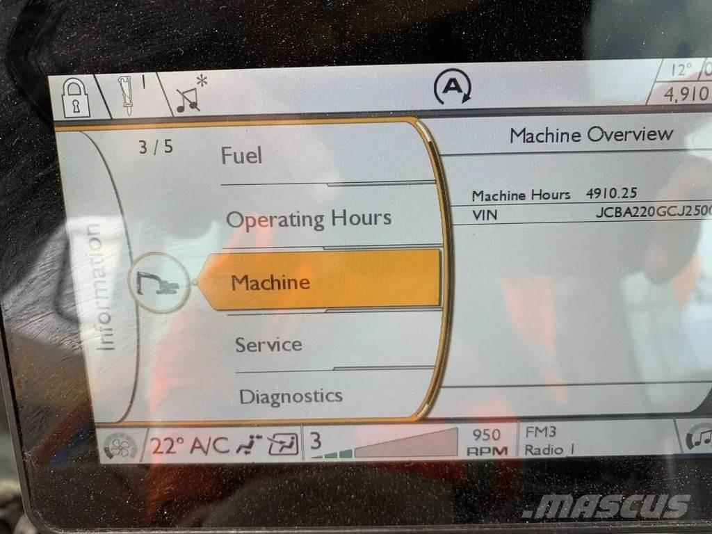 JCB JS220X Koparki gąsienicowe