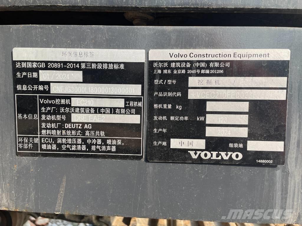 Volvo EC 210 Koparki gąsienicowe