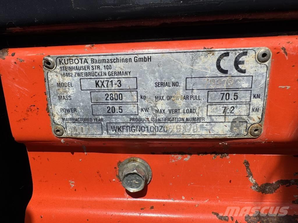 Kubota KX 71-3 Minikoparki