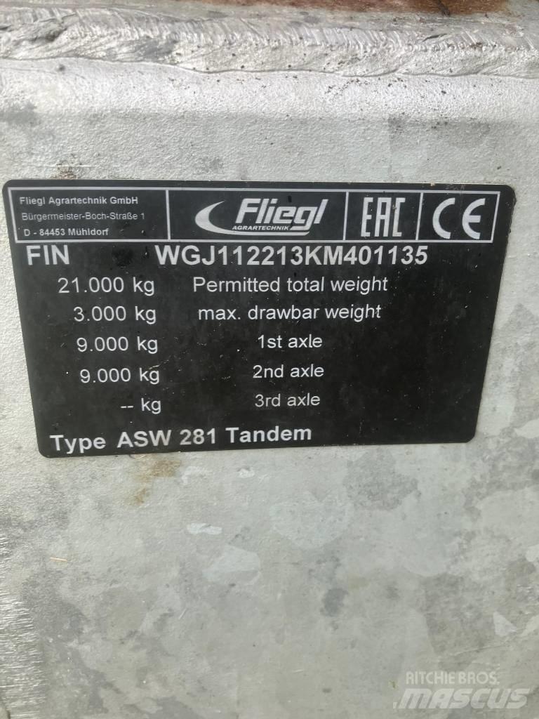 Fliegl asw 281 Inne przyczepy