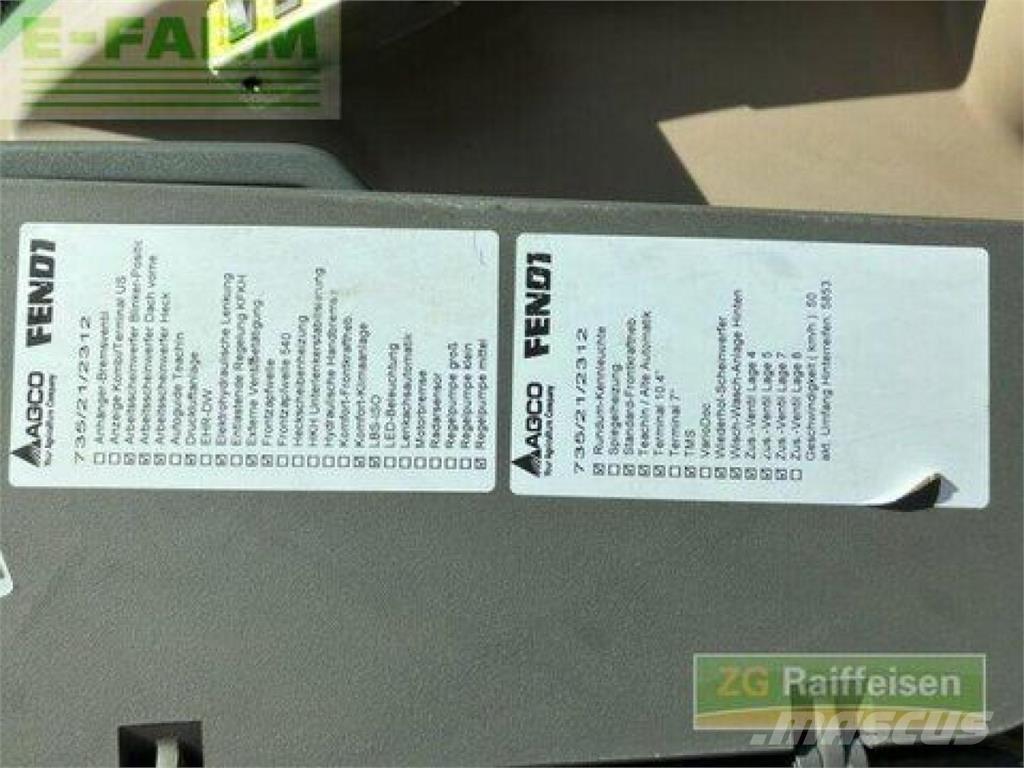 Fendt 720 vario Ciągniki rolnicze