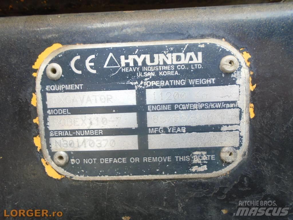 Hyundai Robex 110-7 Koparki gąsienicowe