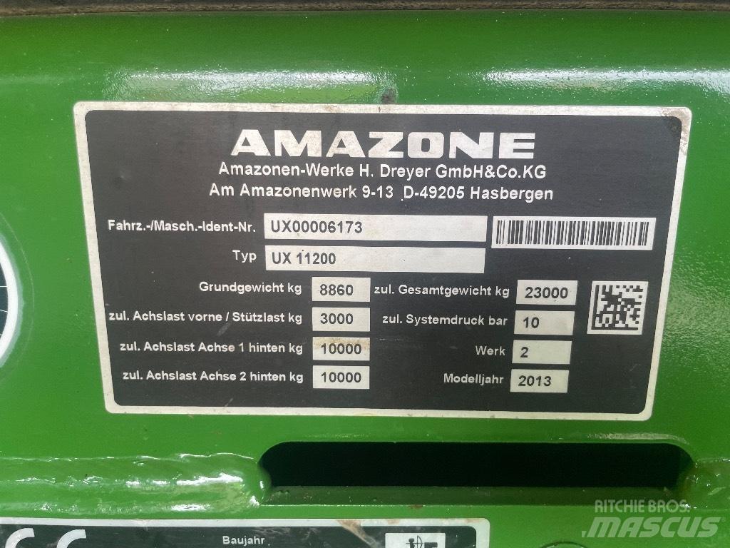 Amazone UX 11200 Opryskiwacze zaczepiane