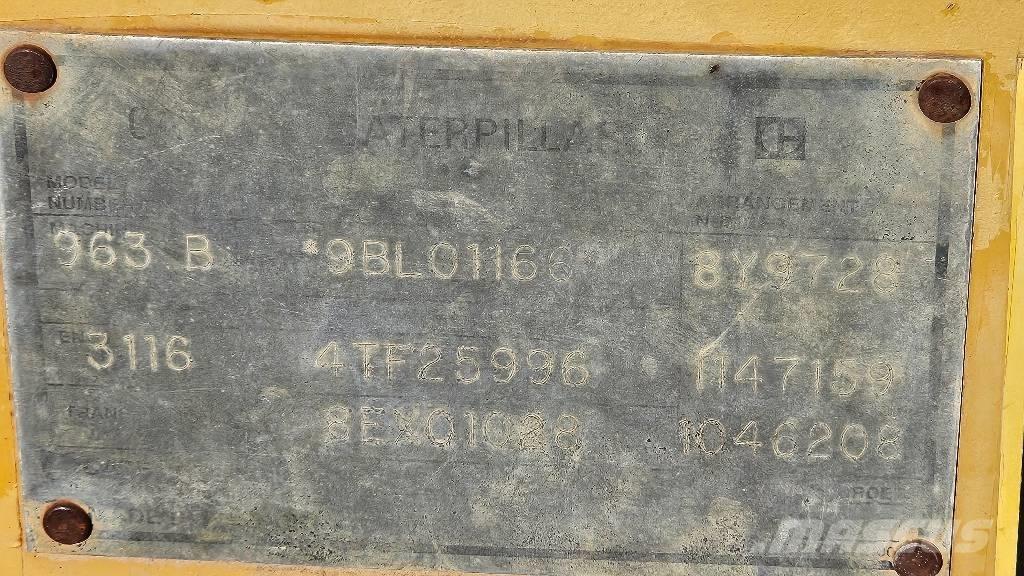 CAT 963 B Ładowarki gąsienicowe