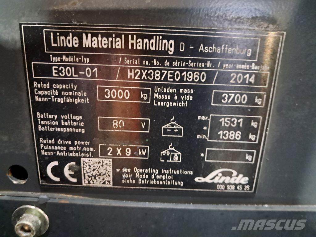 Linde E30L-01 Wózki elektryczne