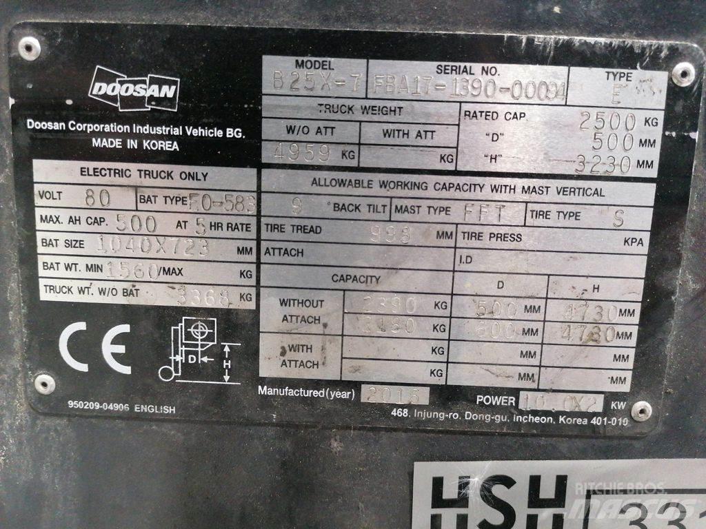 Doosan B25X-7 Wózki elektryczne