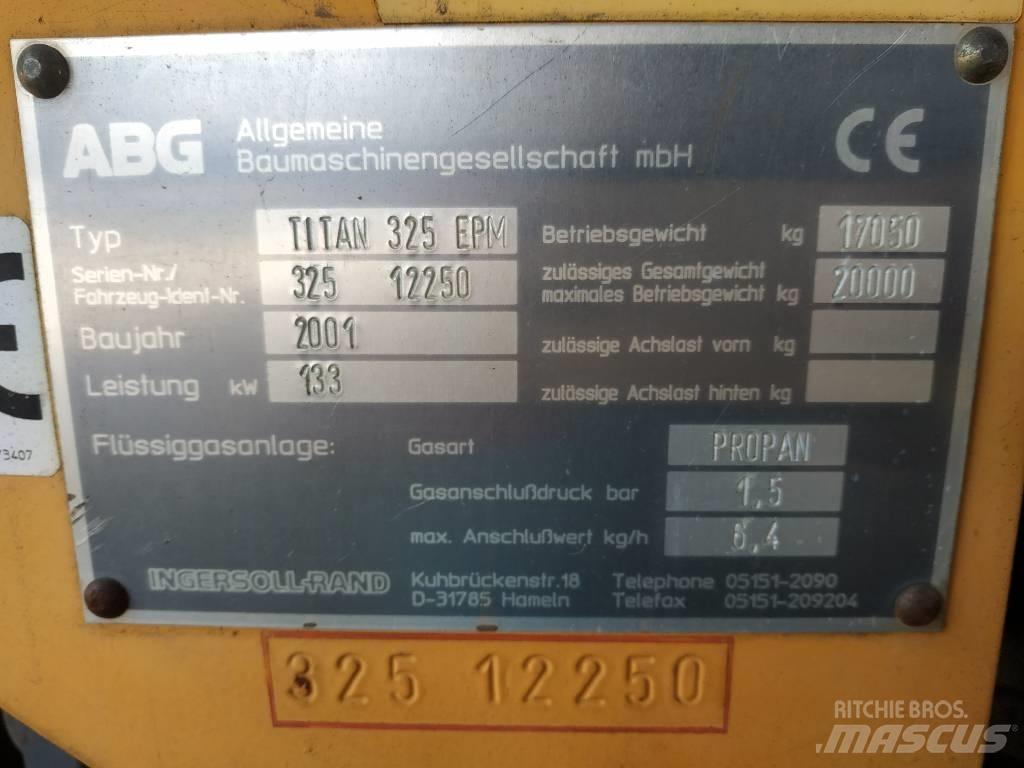ABG Titan 325 EPM Rozściełacze do asfaltu