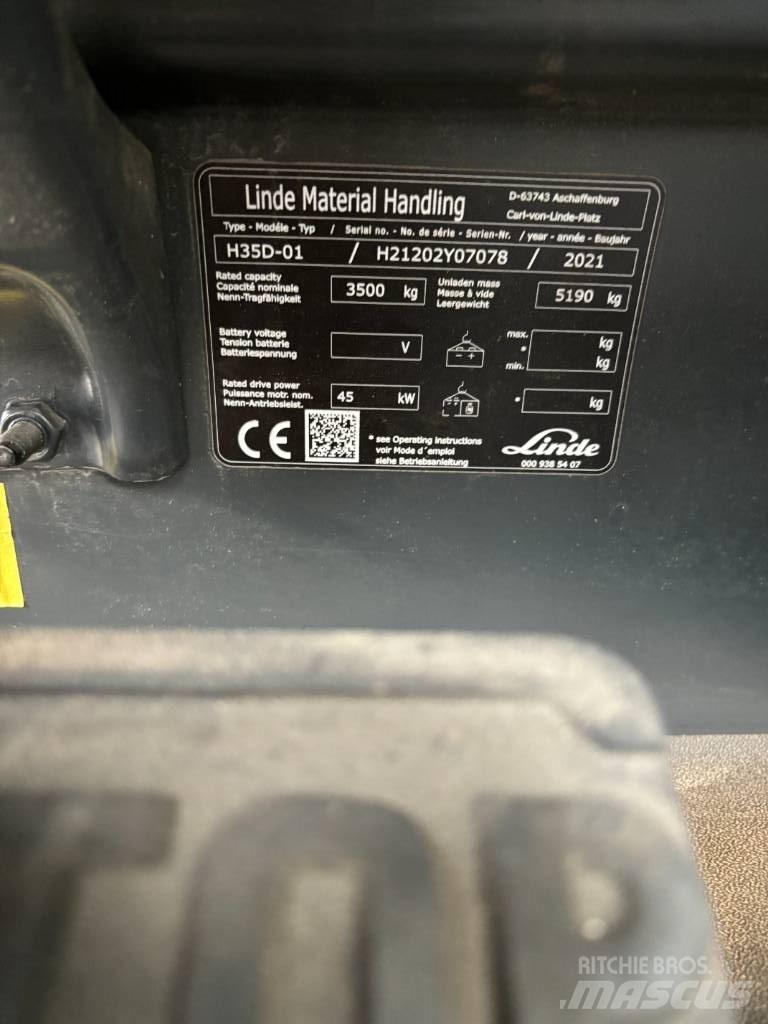 Linde H35D/1202 Wózki Diesla