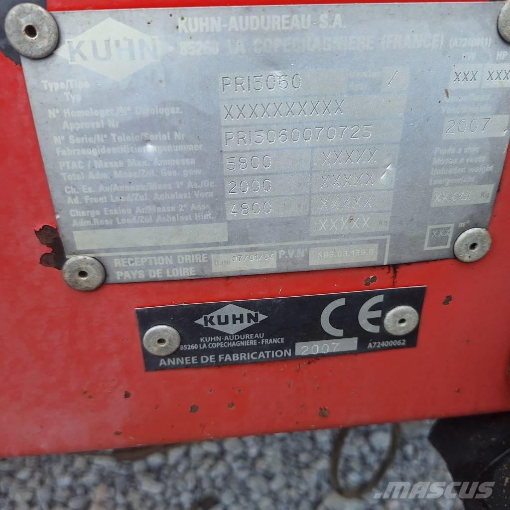 Kuhn PRIMOR 5060 Rozdrabniacze, krajarki i odwijarki słomy