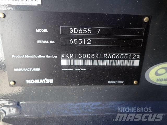 Komatsu GD655-7 Równiarki