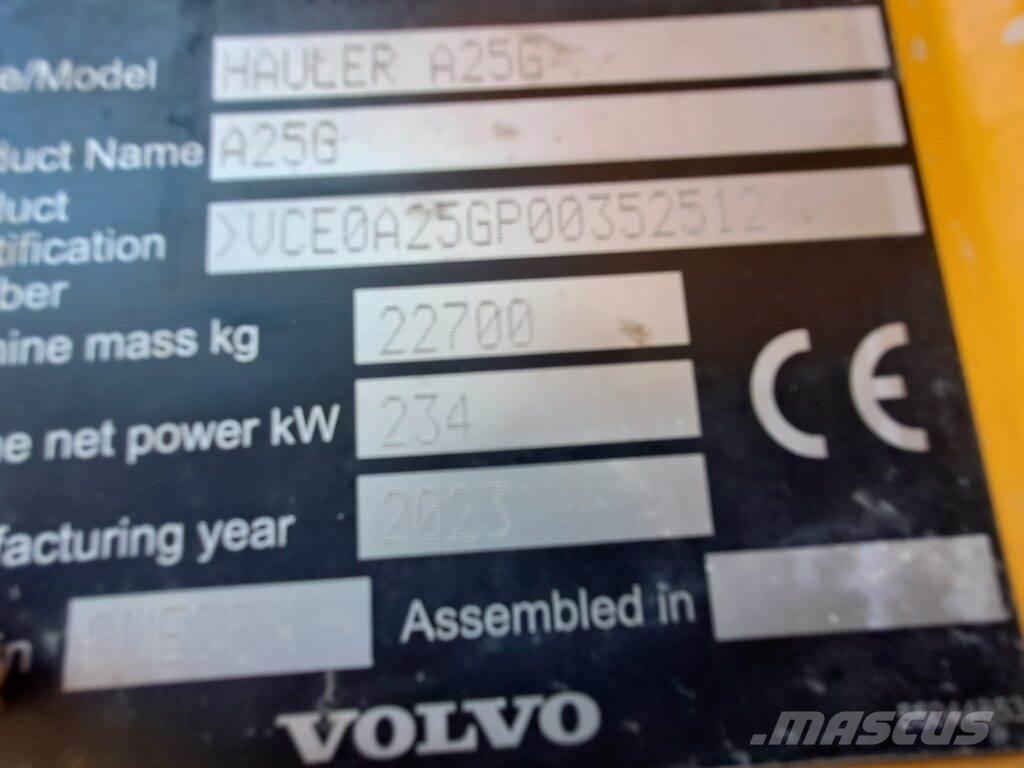 Volvo A25G Wozidła przegubowe