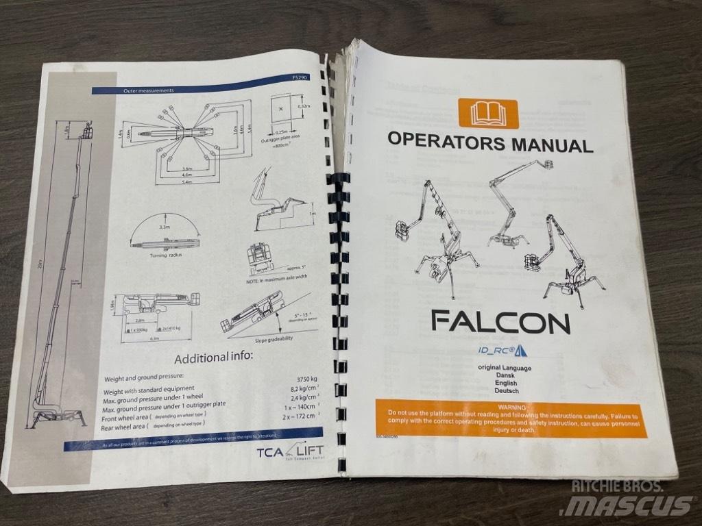 Falcon Spider FS 290 Podnośniki teleskopowe