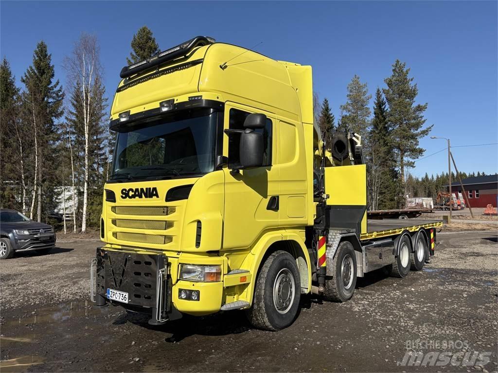 Scania R164G 8*4 Żurawie samochodowe