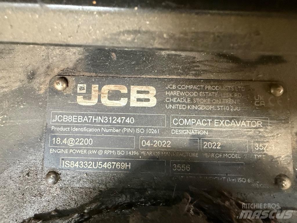 JCB 35Z-1 Minikoparki