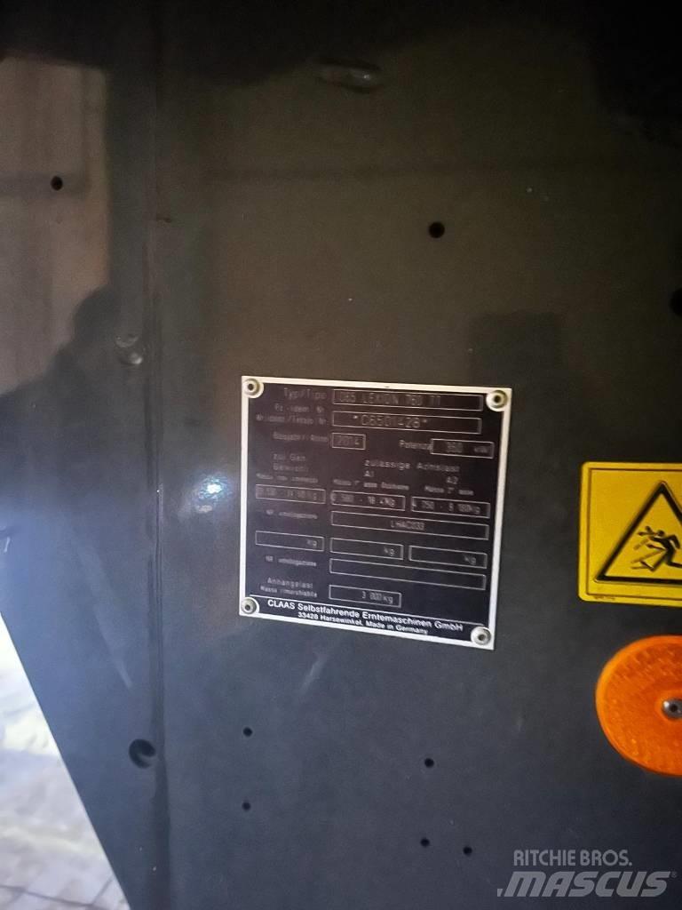 CLAAS Lexion 760 TT Kombajny zbożowe