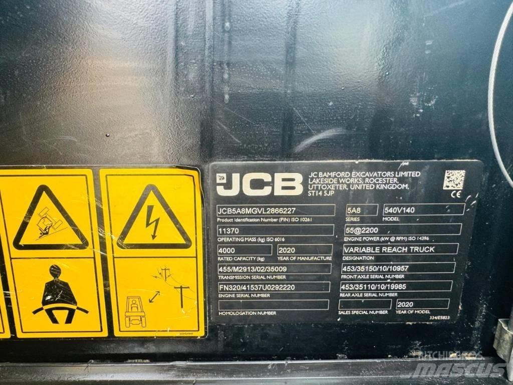 JCB 540-140 Ładowarki teleskopowe