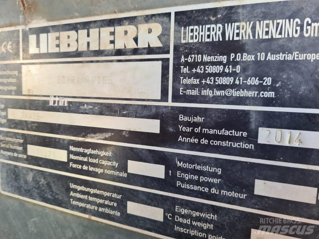 Liebherr 3MA 35 Głowice obrotowe