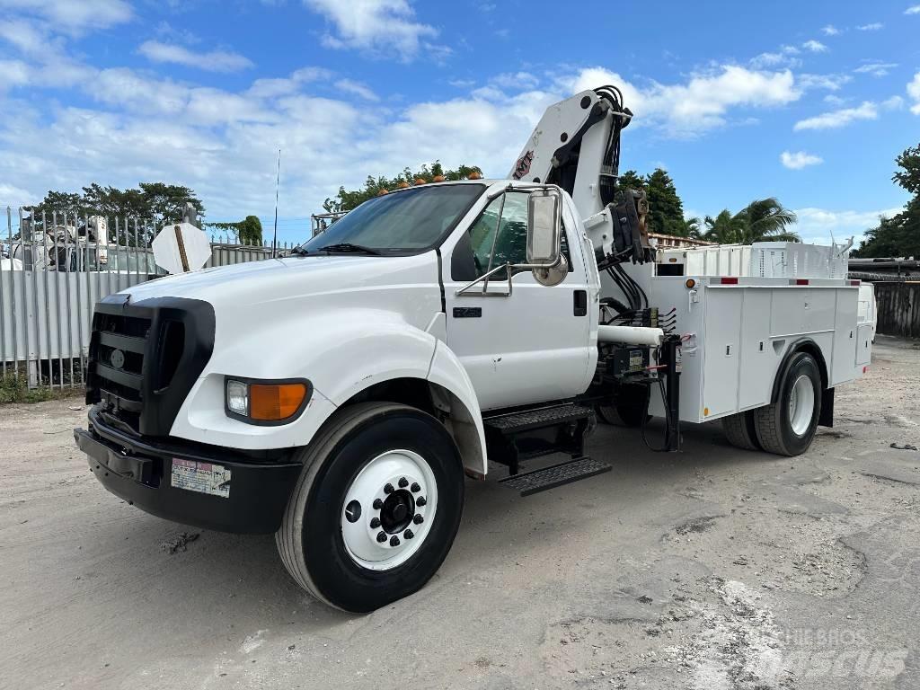 Ford F 750 XL SD Żurawie samochodowe